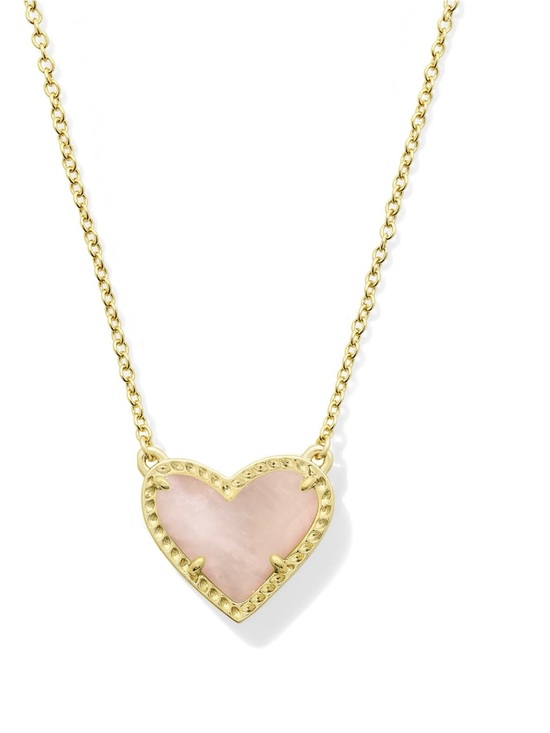 Kendra Scott Jewelry - KENDRA SCOTT 
Ari Heart Rose Quartz Necklace